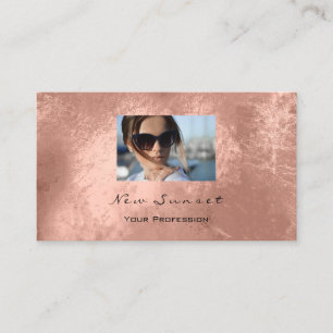 Foto Eventplaner Makeup Living Coral Leather 1 Visitenkarte