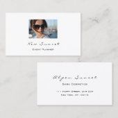 Foto Eventplaner Weiß machen einfach VIP Visitenkarte (Vorne/Hinten)
