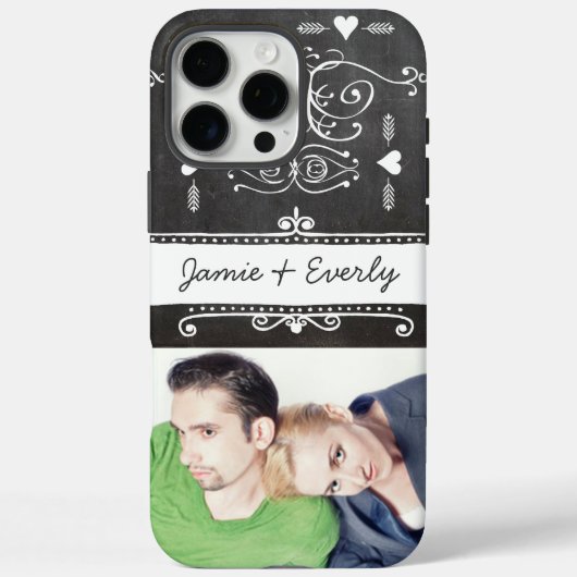 Foto Everafter Chalkboard Typografie Art Case-Mate iPhone Hülle (Rückseite)