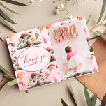 Foto Fairy First Girl's 1. Geburtstag Dankeskarte<br><div class="desc">Mit unserer Foto Fairy First Girl's 1st Birthday Dankeschön Card bedanken Sie sich herzlich. Diese Karte dient als eine angenehme und persönliche Art, Ihre Wertschätzung denjenigen auszudrücken, die diesen besonderen Tag mit Ihrem Kleinen feierten. Passen Sie diese Dankeschön-Karte mit einem Foto vom ersten Geburtstag Ihres Mädchens an und fügen Sie...</div>