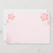 Foto Fairy First Girl's 1. Geburtstag Einladung (Rückseite)