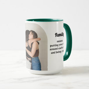 Foto Familie bedeutet Tasse