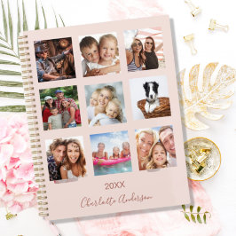 Foto Familie Collage Rose Goldene Rosa 2026 Planer