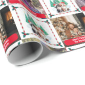 Foto Familie Katzen Weihnachtsbaum Moderne Geschenkpapier (Rolleneckpunkt)