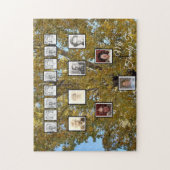 Foto Familienbaum mit Herbstleaves Jigsaw Puzzle (Vertikal)