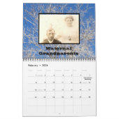 Foto Familienbaum Zwölf Foto Hintergrundkalender Kalender (Feb 2026)