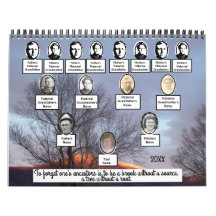 Foto Familienbaum Zwölf Landschaftliche Fotos