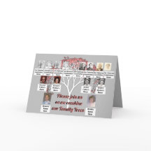 Foto Familienbaume Rosa Fraktal Baum Grau