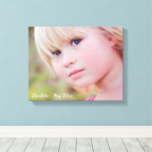 Foto-Familienbild Leinwanddruck (Insitu (Holzboden))