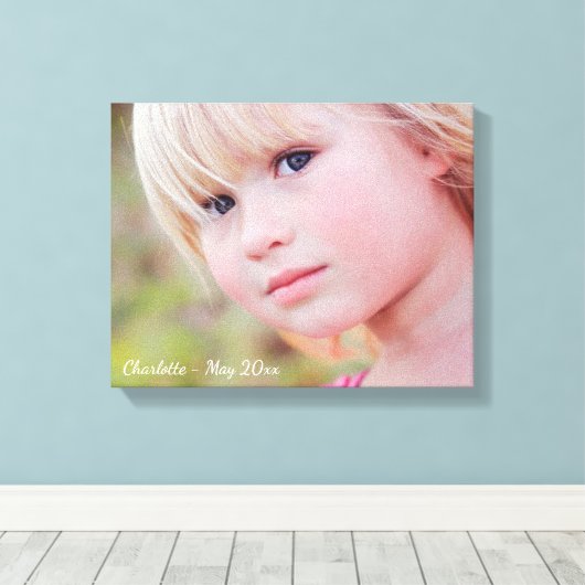 Foto-Familienbild Leinwanddruck (Insitu (Holzboden))