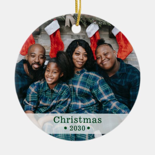 Foto Familienferien Keramik Ornament (Vorne)