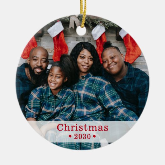 Foto Familienferien Keramik Ornament (Vorne)