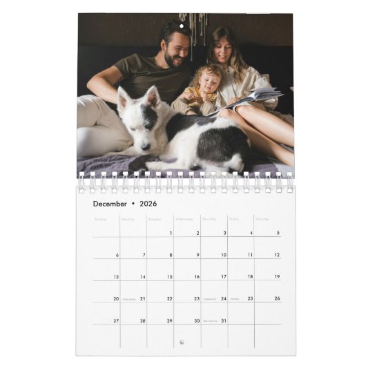 Foto-Familienkalender Kalender (Dez 2026)