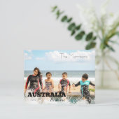 Foto "Familienziel" Feiertagspostkarte (Stehend Vorderseite)