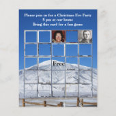 Foto "Family Bingo Game Snow Covered Mountain" (Rückseite)
