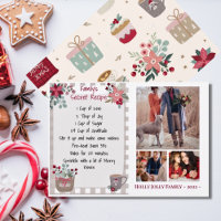 Foto Family Collage Country Weihnachtskarte