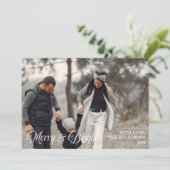 Foto Family Merry & Bright Weihnachten (Stehend Vorderseite)