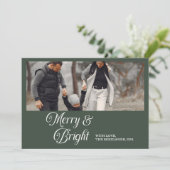 Foto Family Merry & Bright Weihnachten (Stehend Vorderseite)