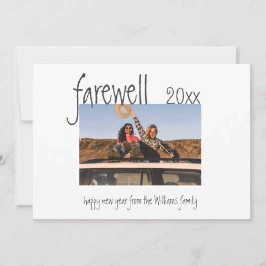 Foto Farewell freut sich über neues Jahr im Überbl (Vorderseite)