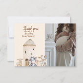 Foto Farm Animals Kinderdusche Dankeskarte (Vorderseite)