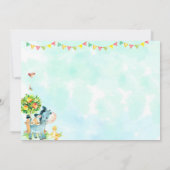 Foto Farm Einladung zum Geburtstag Farm Tiere einl (Rückseite)