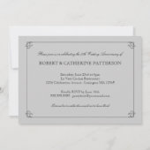 Foto Feier 50. Hochzeitstag Einladung (Rückseite)