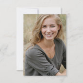 Foto-Feier Beerdigung Lebensbitterkarte Karte (Vorderseite)