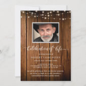 Foto Feier des Lebens, Einladung zur Beerdigung vo (Vorderseite)