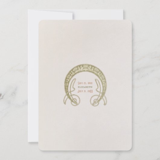 Foto Feier des Lebens Marguerite Lavender Einladung (Rückseite)