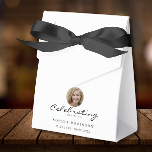 Foto-Feier-des-Lebens-Trauer-Gedenkfeier Geschenkschachtel