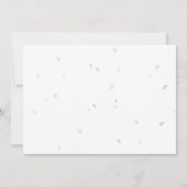 Foto Feier des Lebens Weißer Blossom Bläserner Einladung (Rückseite)