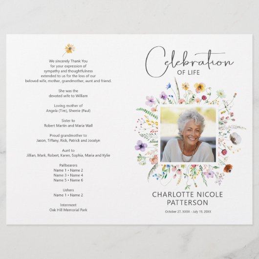 Foto-Feier zum Lebensbeerungsprogramm Flyer (Vorne)