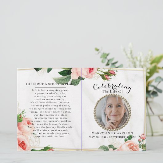 Foto-Feier zum Lebensjahr (Stehend Vorderseite)