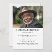 Foto-Feier zur Gedenkveranstaltung Einladung (Vorderseite)