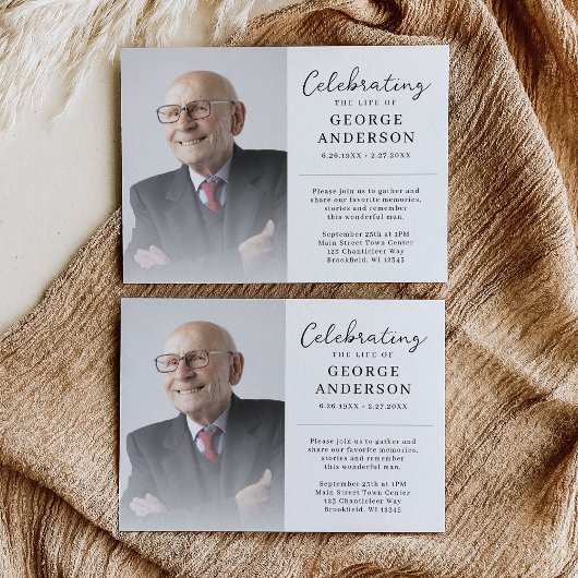 Foto-Feier zur Gedenkveranstaltung Einladung