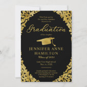 Foto - Feierliche Abschluss-Ankündigung von Eltern Einladung (Vorderseite)