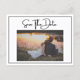 Foto Feierliche Verlobung Hochzeit Speichern Sie d Postkarte