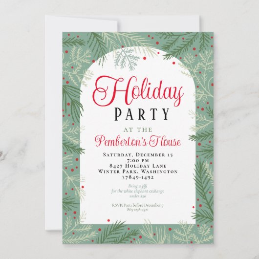 Foto-Feiertag Einladung (Vorderseite)