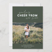 Foto-Feiertag über Skriptabstände Weihnachten (Vorderseite)