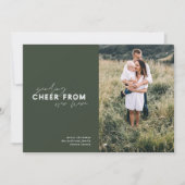 Foto-Feiertag über Skriptabstände Weihnachten (Vorderseite)