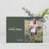 Foto-Feiertag über Skriptabstände Weihnachten (Stehend Vorderseite)