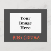 Foto Feiertag Weihnachten Gruß Postkarte (Vorderseite)