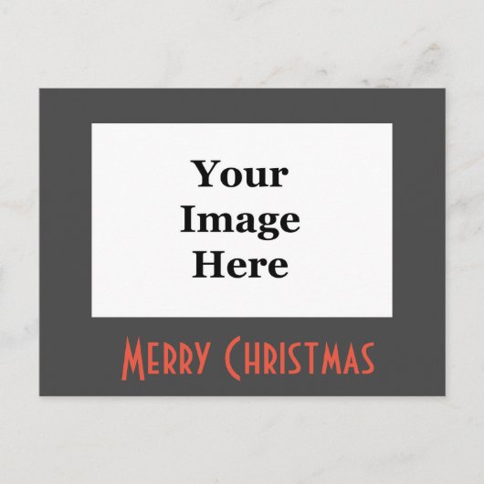 Foto Feiertag Weihnachten Gruß Postkarte (Vorderseite)