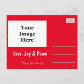 Foto Feiertag Weihnachten Gruß Postkarte (Rückseite)