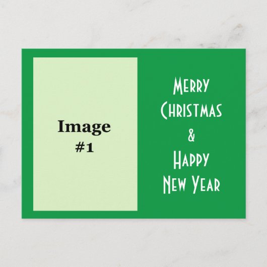 Foto Feiertag Weihnachten Gruß Postkarte (Vorderseite)