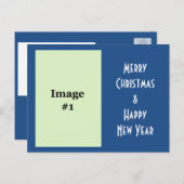 Foto Feiertag Weihnachten Gruß Postkarte (Vorne/Hinten)