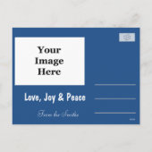 Foto Feiertag Weihnachten Gruß Postkarte (Rückseite)