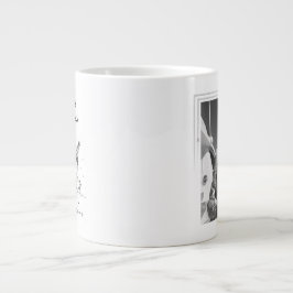 Foto-Feiertagsbecher vintage frohe Weihnachten Jumbo-Tasse