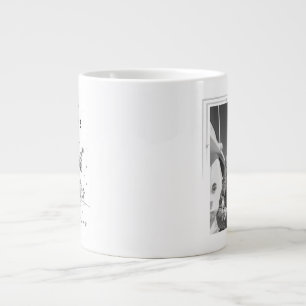 Foto-Feiertagsbecher vintage frohe Weihnachten Jumbo-Tasse