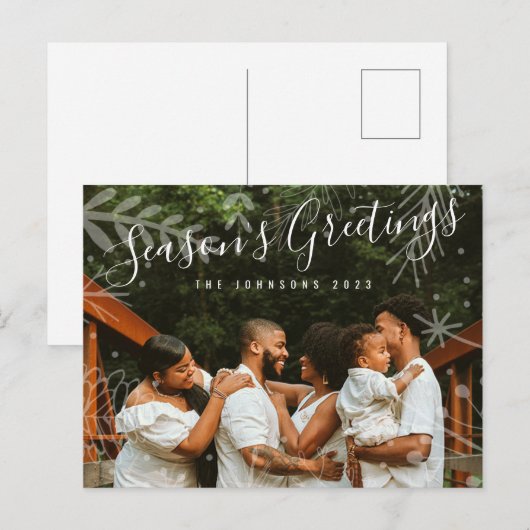 Foto Feiertagspostkarte (Vorne/Hinten)